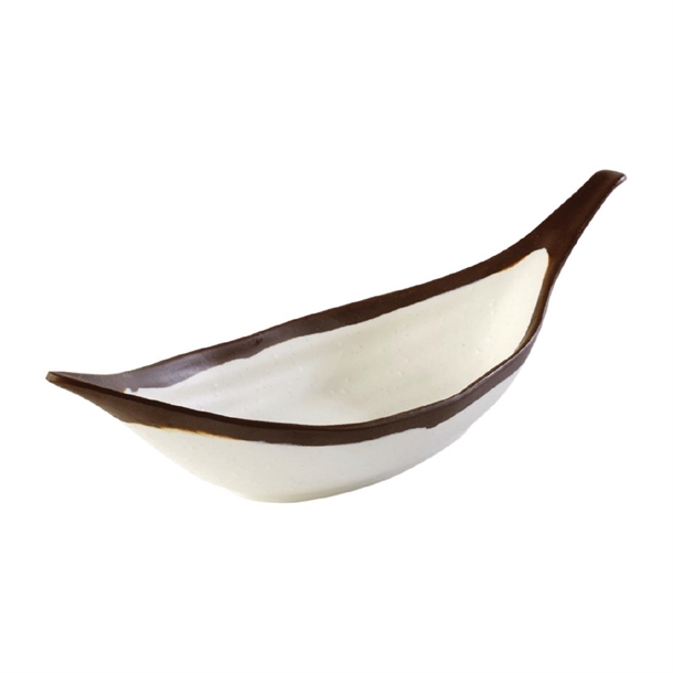 aps-crocker-leaf-bowl-cream.-305mm-length
