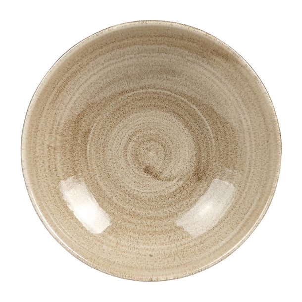 Stonecast Patina Antique Taupe Coupe Bowl 182mm 7.25" 15oz (Box 12) (B2B)