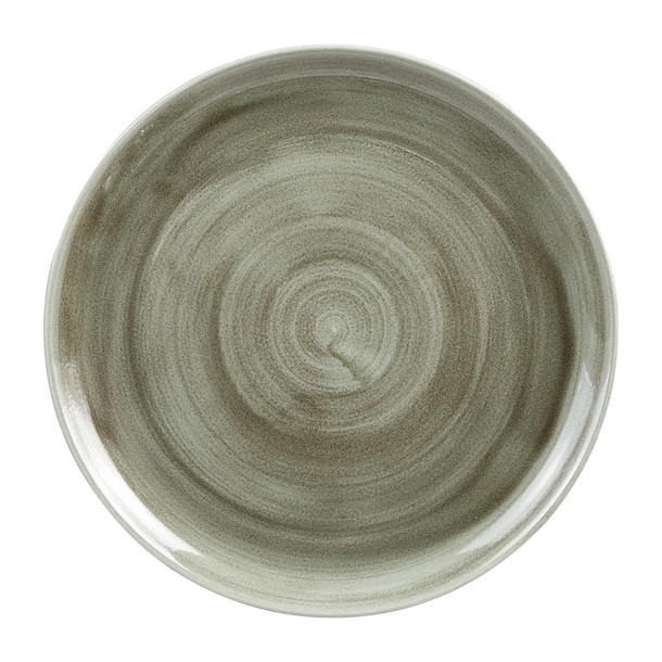Churchill Stonecast Patina Antique Taupe Coupe Plate 324mm 12.75" (Box 6) (B2B)