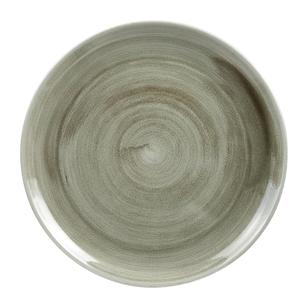 Churchill Stonecast Patina Antique Taupe Coupe Plate 288mm 11.25" (Box 12) (B2B)