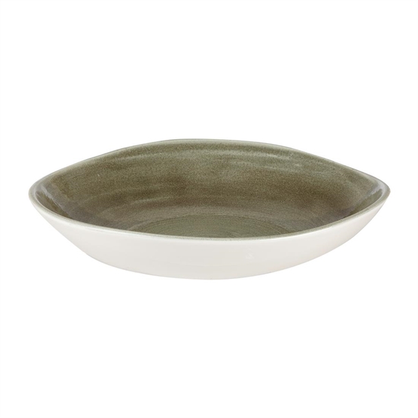 Stonecast Patina Antique Taupe Organic Round Bowl 253mm 9.85" 38oz (Box 12)(B2B)