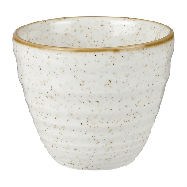 Churchill Stonecast Barley White Ripple Chip Mug 95x83mm 10oz (Box 12) (B2B)