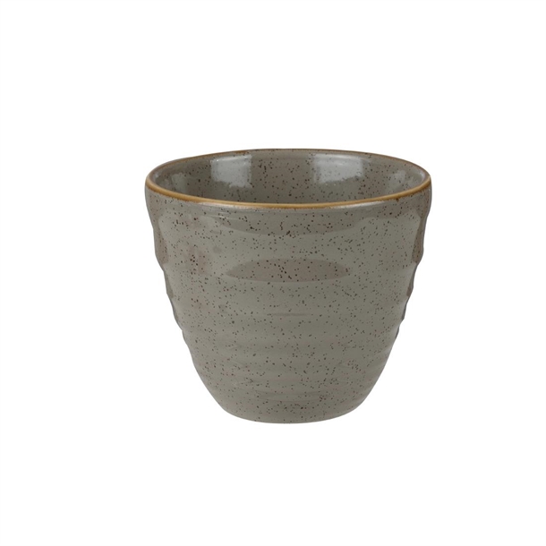 Churchill Stonecast Peppercorn Grey Ripple Chip Mug 95x83mm 10oz (Box 12) (B2B)