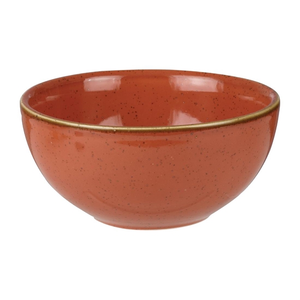 Churchill Stonecast Spiced Orange Soup Bowl 132x63mm 16oz (Box 12) (B2B)