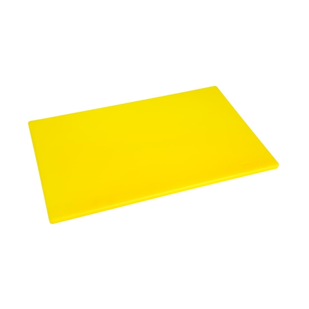 Hygiplas antibacteriele LDPE snijplank geel 450x300x10mm