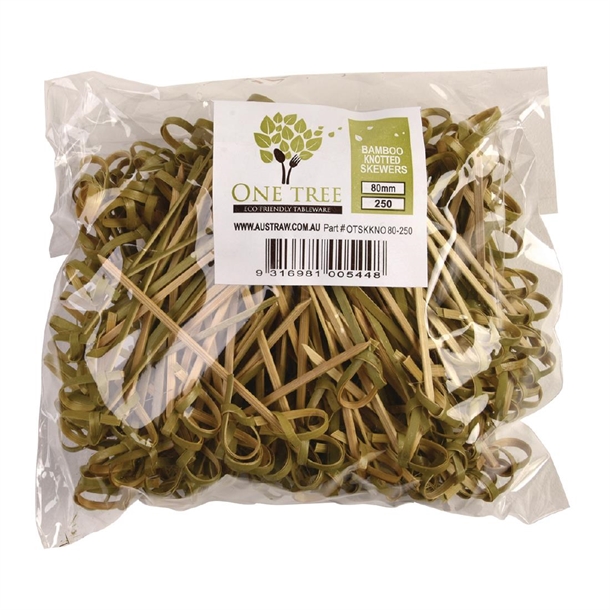 Bamboo Knotted Skewer Pick - 120mm (Pack 250)