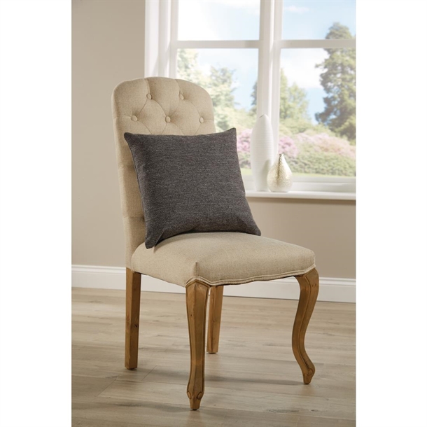 KENDAL 43x43cm Unpiped Cushion (includes Pad) - CHARCOAL