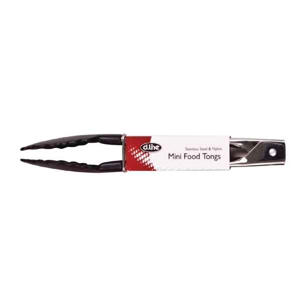 Mini Tongs Nylon Head Black 18cm