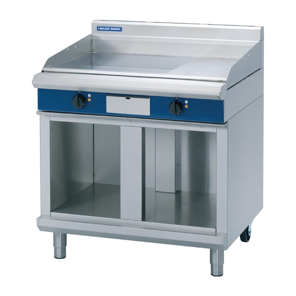 Blue Seal Griddle 20mm Plate 900mm Electric Cabinet Base (Direct)