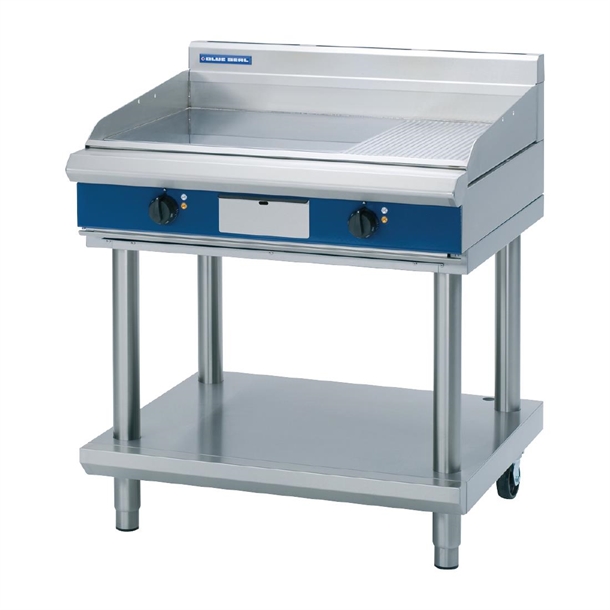 Blue Seal Griddle 20mm Plate 900mm Electric Leg Stand (Direct)