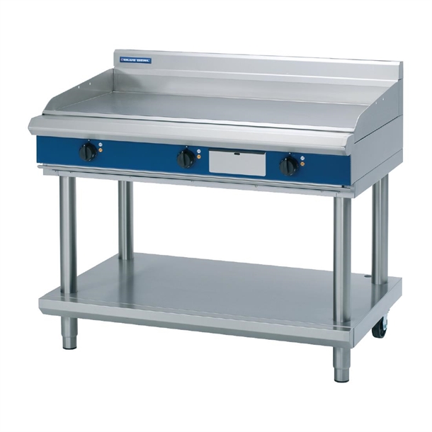Blue Seal Griddle 20mm Plate 1200mm Electric Leg Stand (Direct)