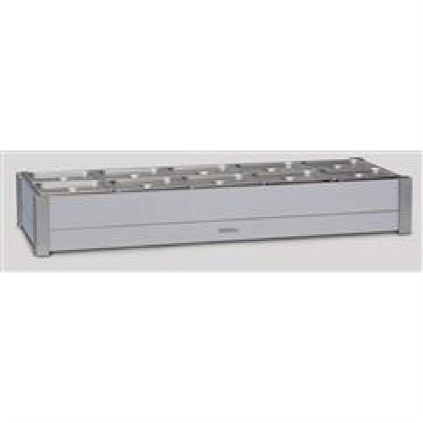 Roband Hot Bain Marie BM23A 2 row x 3 1/2 incl 6x 1/2 size 100mm Pans&Lids(B2B)