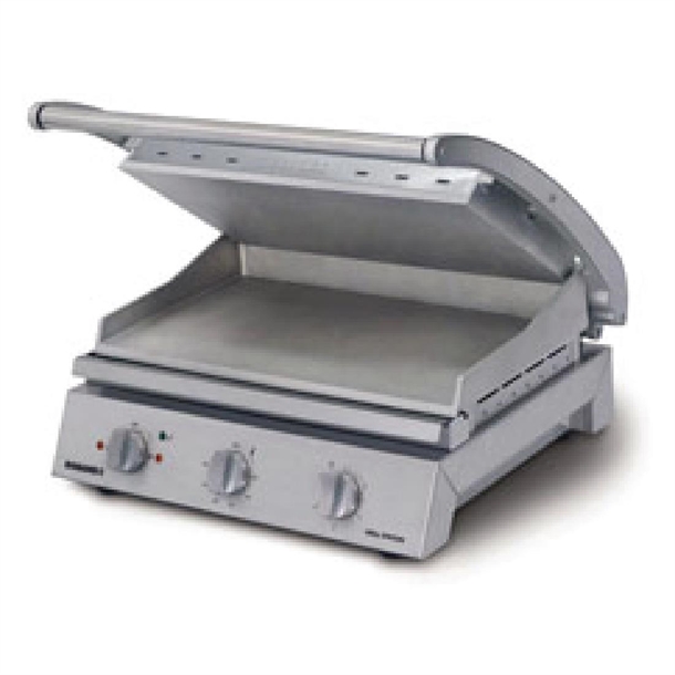 Roband Grill Station GSA815S Smooth Plates 8 Slice 13 Amps