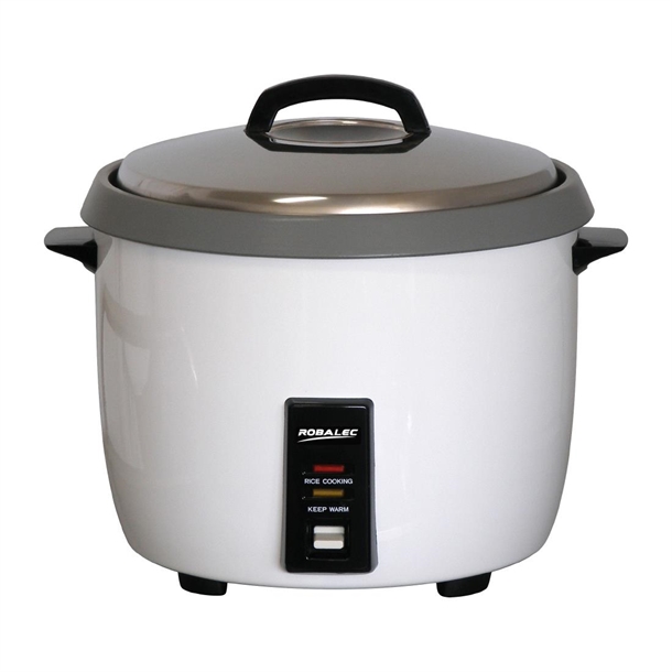 Robalec Rice Cooker SW5400 White Non-Stick 8Amp - 5.4Ltr 30 Portion Capacity
