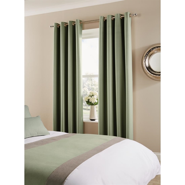 Comfort TUNDRA Curtain EYELET SOFT MINT - 270x229cm