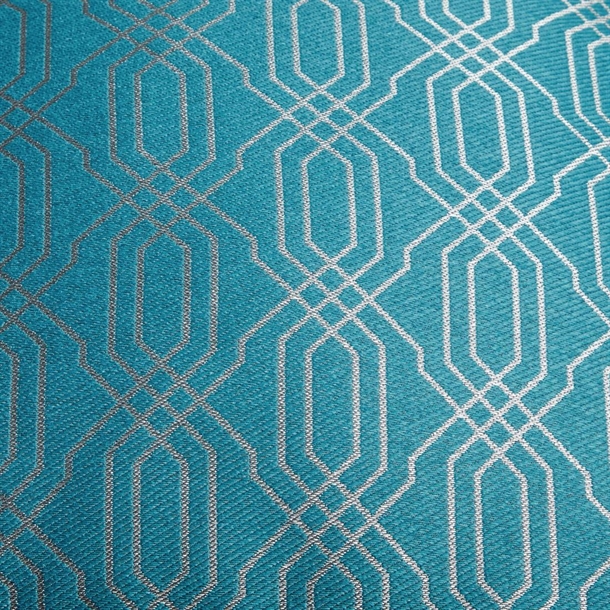 Luxury DECO Cushion AZURE 44x44 (SHARD) Piped