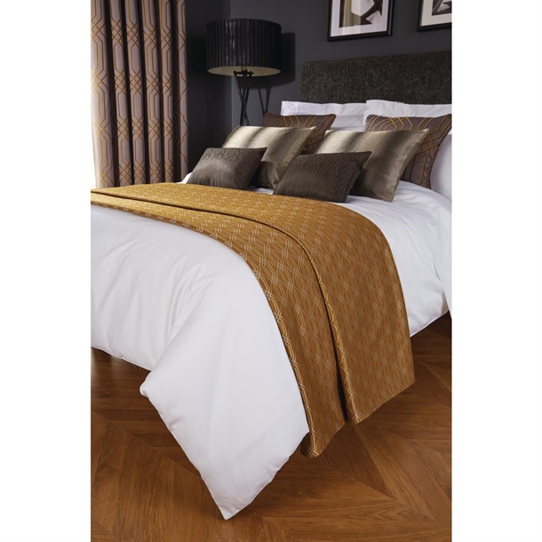 Luxury DECO Runner TARRAGON (SHARD-Lined) 130x295cm