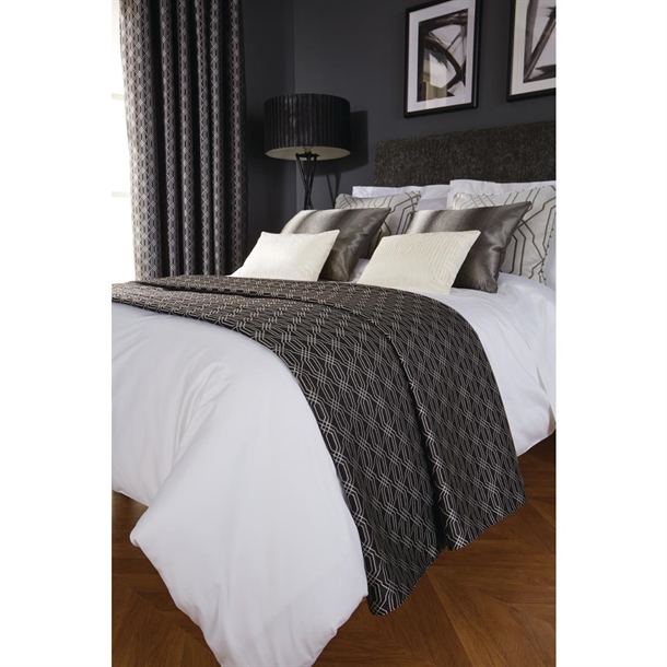 Luxury DECO Runner EBONY (SHARD-Lined) 130x295cm