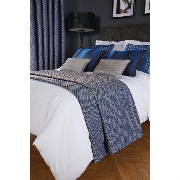 Luxury DECO Runner COBALT (DELANO-Unlined) 130x295cm