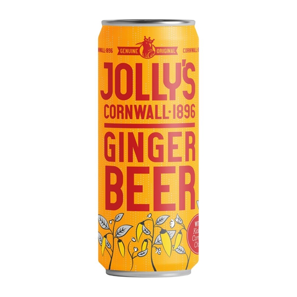 Jolly's Cornish Ginger Beer Can - 250ml (Case 24)