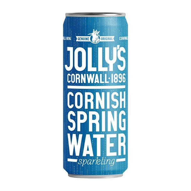 Jolly's Cornish Sparkling Spring Water - 330ml (Case 24)