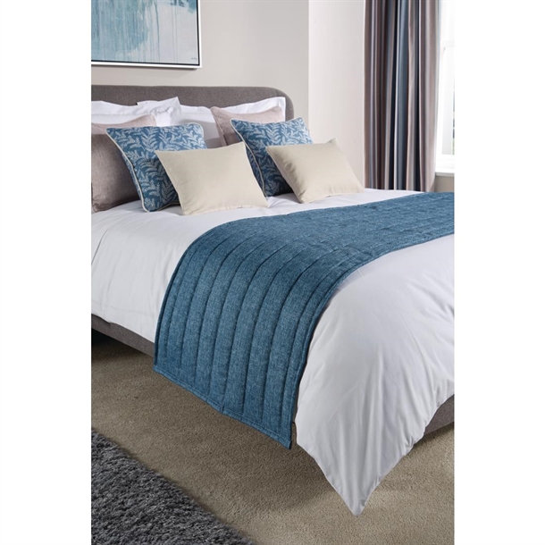 Luxury FIORELLA Runner (No Border) Indigo Range - 63x295cm