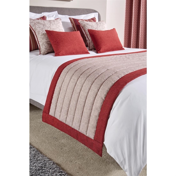 Luxury FIORELLA BORDER Runner Garnet Range - 63x295cm