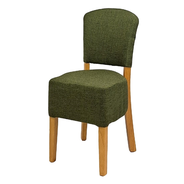 Hanoi Dining Chair In Soft Oak with Shetland Forest (Pack 2) (B2B)