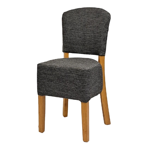 Hanoi Dining Chair In Soft Oak with Shetland Smoke (Pack 2) (B2B)