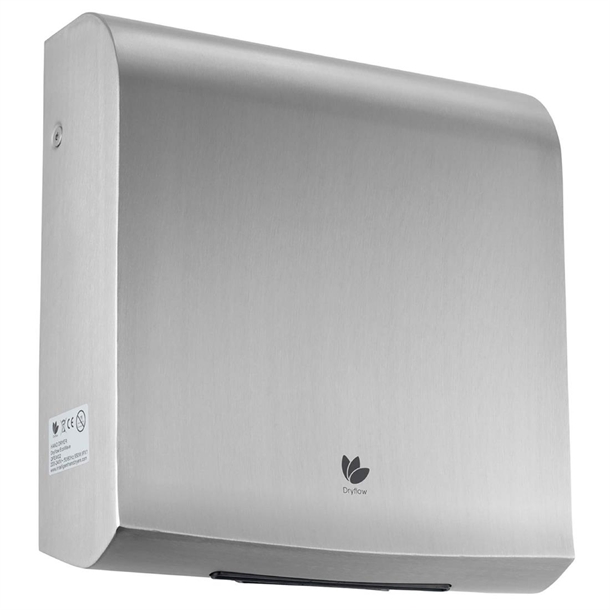 Dryflow EcoWave HEPA Brushed Satin Handryer (B2B)
