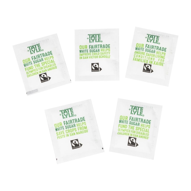 Tate & Lyle Fairtrade Sugar Sachets White (Box 1000)