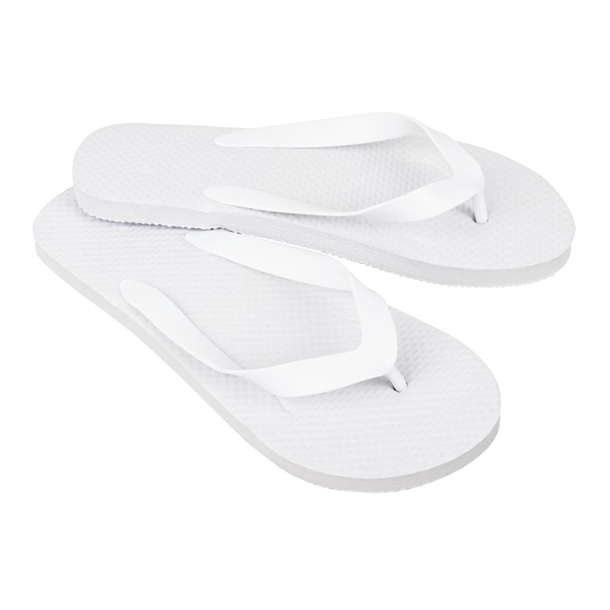 Simply Flip Flop, White - Large (26.5cm)