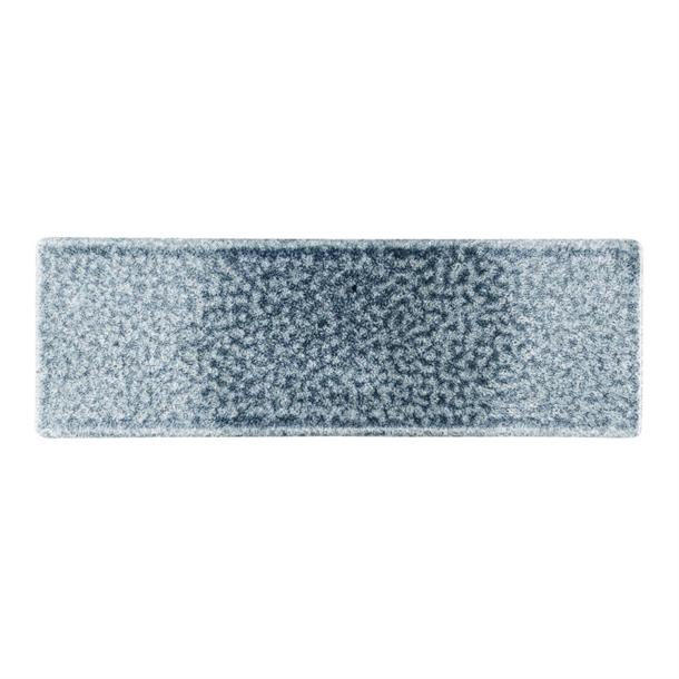 Churchill Raku Topaz Blue Oblong Plate 330x110mm (Box 6) (Direct)