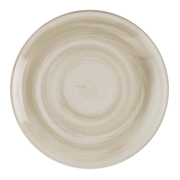 Churchill Stonecast Canvas Natural Evolve Coupe Plate 285mm (Box 12) (Direct)