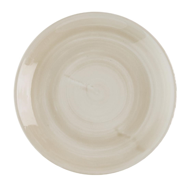 Churchill Stonecast Canvas Natural Evolve Coupe Plate 165mm (Box 12) (Direct)