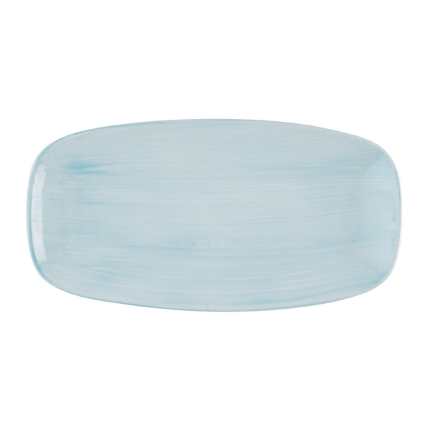 Churchill Stonecast Canvas Breeze Chefs Oblong Plate 288x152mm (Box 12)(Direct)