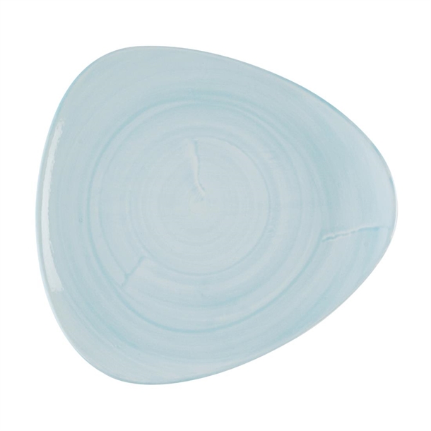 Churchill Stonecast Canvas Breeze Lotus Plate 228mm (Box 12) (Direct)