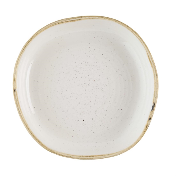 Churchill Stonecast Barley White Organic Walled Bowl 197mm (Box 6) (Direct)