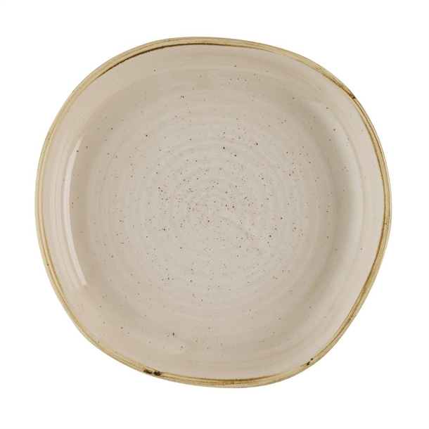Churchill Stonecast Nutmeg Cream Organic Walled Bowl 232mm (Box 6) (Direct)