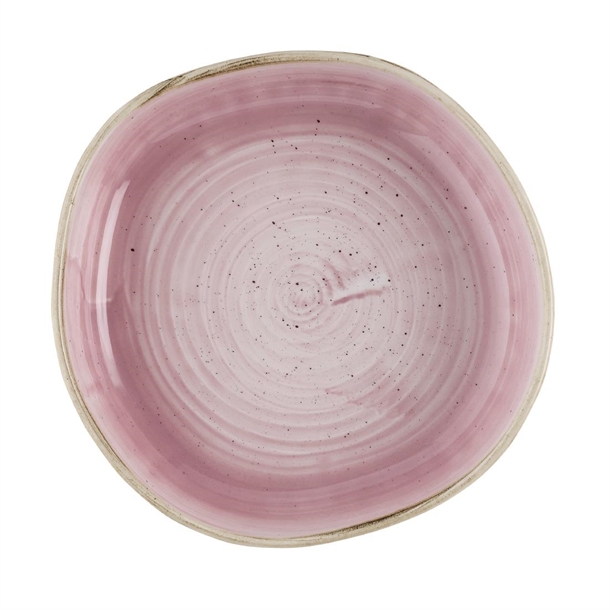 Churchill Stonecast Petal Pink Organic Walled Bowl 197mm (Box 6) (Direct)