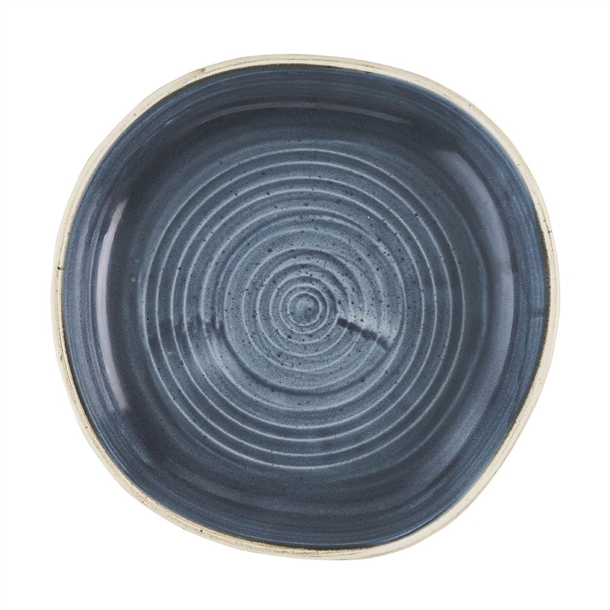 Churchill Stonecast Blueberry Organic Walled Bowl 197mm (Box 6) (Direct)