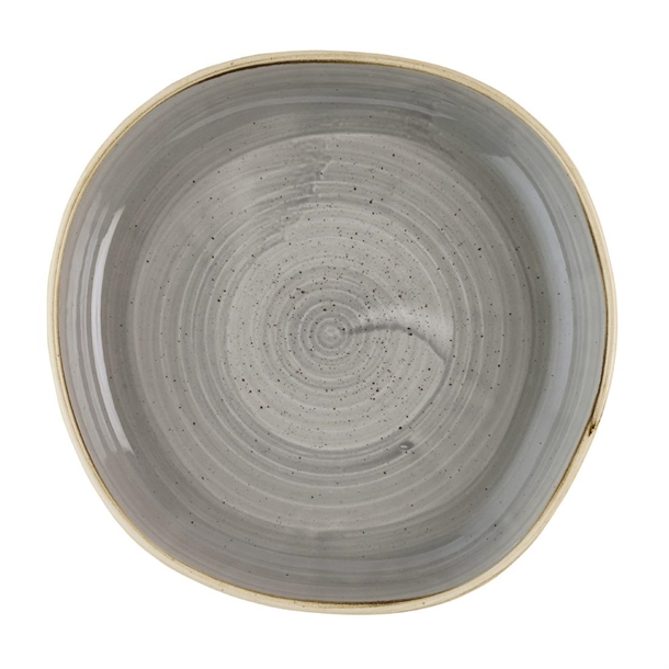 Churchill Stonecast Grey Organic Walled Bowl 232mm (Box 6) (Direct)