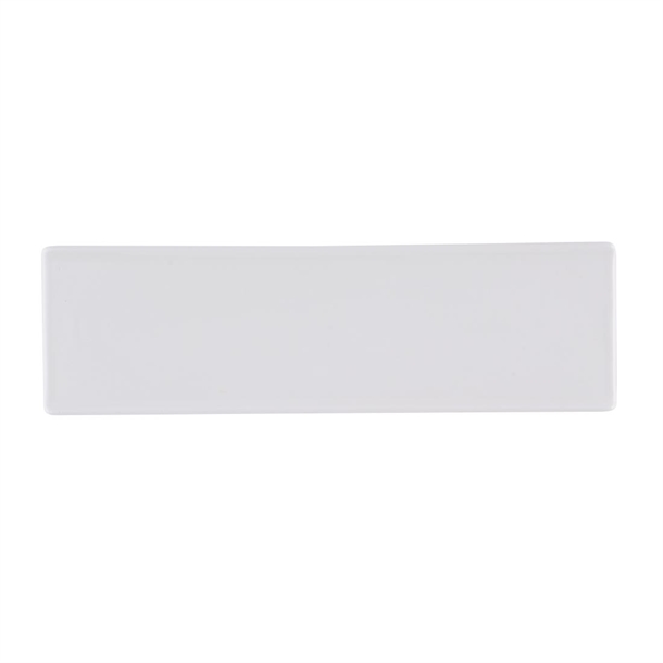 Churchill White Oblong Plate 300x90mm (Box 6) (Direct)