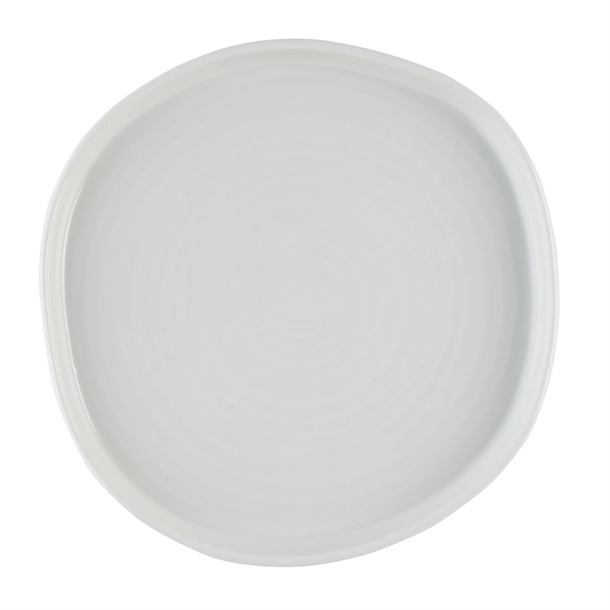 Churchill White Organic Walled Plate 206mm (Box 6) (Direct)