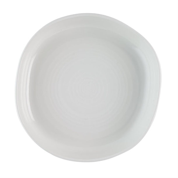 Churchill White Organic Walled Bowl 232mm (Box 6) (Direct)