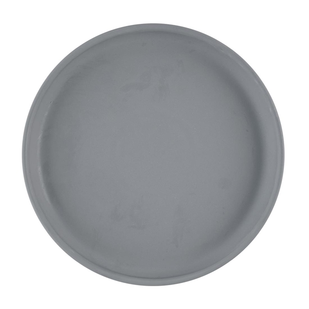 Churchill Emerge Seattle Grey Walled Plate 206mm (Box 6) (Direct)