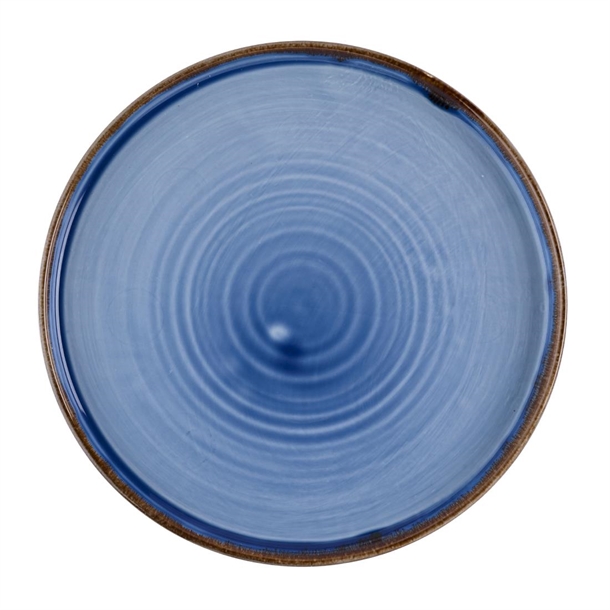 Dudson Harvest Indigo Walled Plate 260mm(Box 6) (Direct)