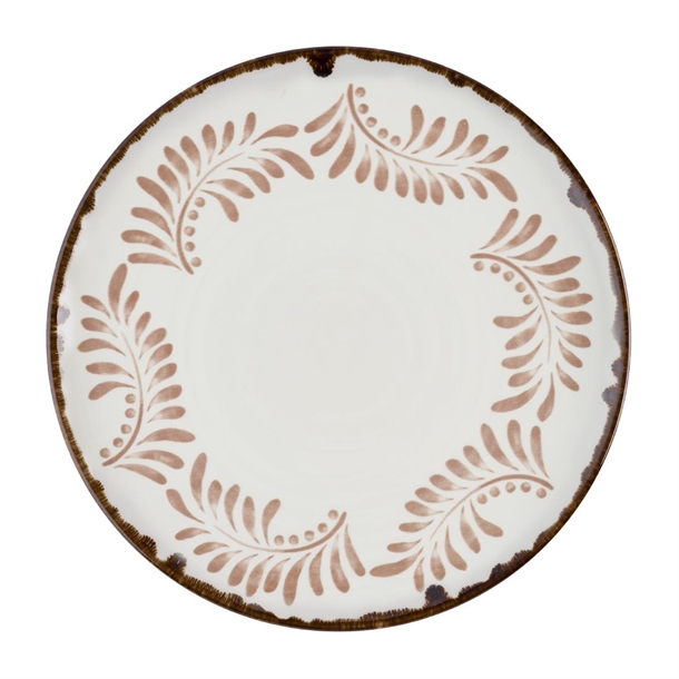 Dudson Harvest Mediterranean Terracotta Coupe Plate 285mm (Box 12) (Direct)