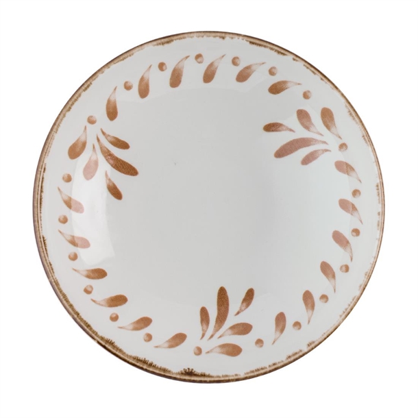 Dudson Harvest Mediterranean Terracotta Coupe Bowl 184mm (Box 12) (Direct)