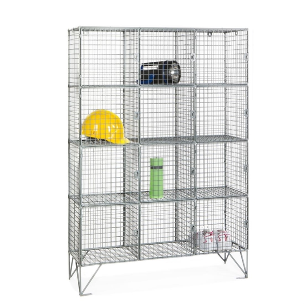 Twelve Compartment Mesh Locker (Direct)